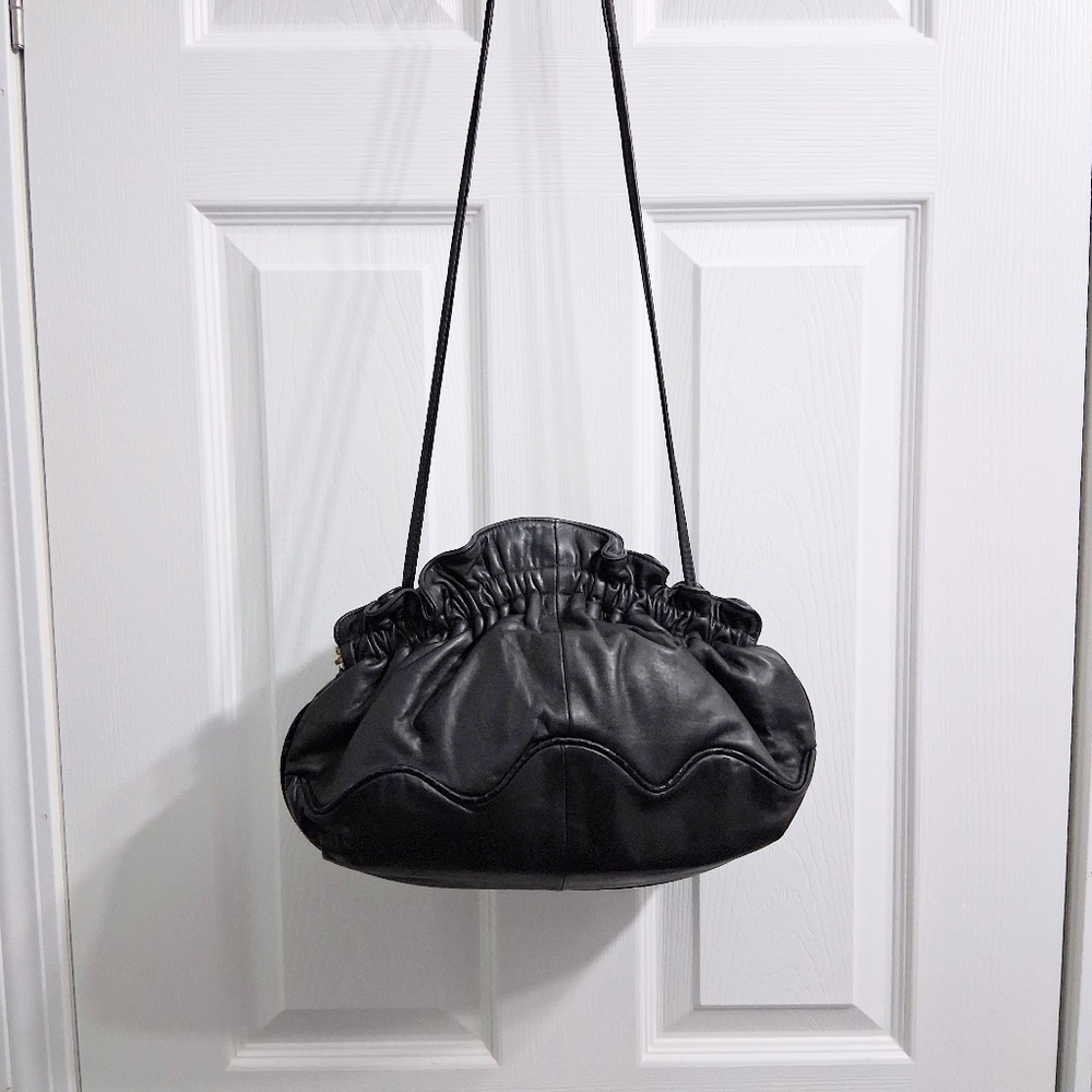 Vintage Viva Of California Bags Leather Roses Snakeskin trim Crossbody - Picture 15 of 16